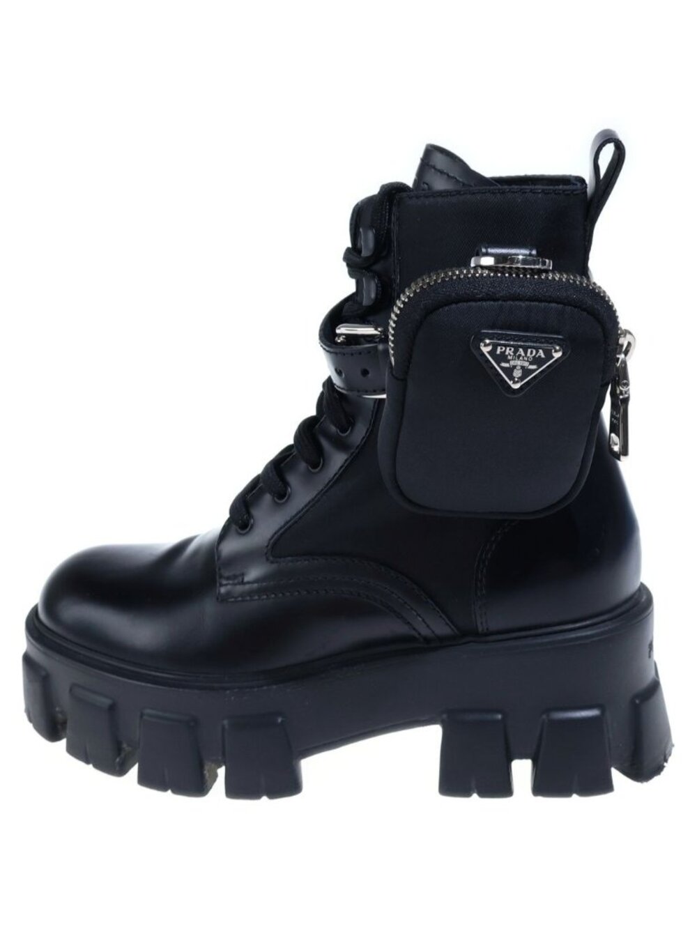 Prada Monolith Boots Black